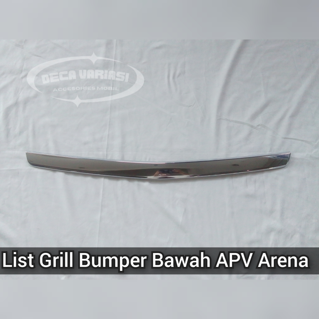 Jual List Grill Bumper Depan Bawah Mobil Apv Arena Chrome Premium