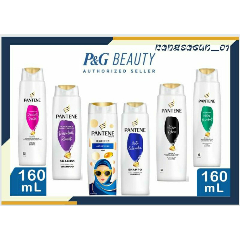 Jual Pantene Shampoo 160ML /Shampo/ PANTENE Rambut Rontok Anti ketombe ...