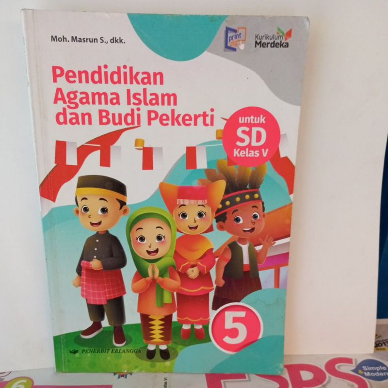 Jual Buku Pendidikan Agama Islam Dan Budi Pekerti Untuk Sd Kelas 5 Penerbit Erlangga Kurikulum