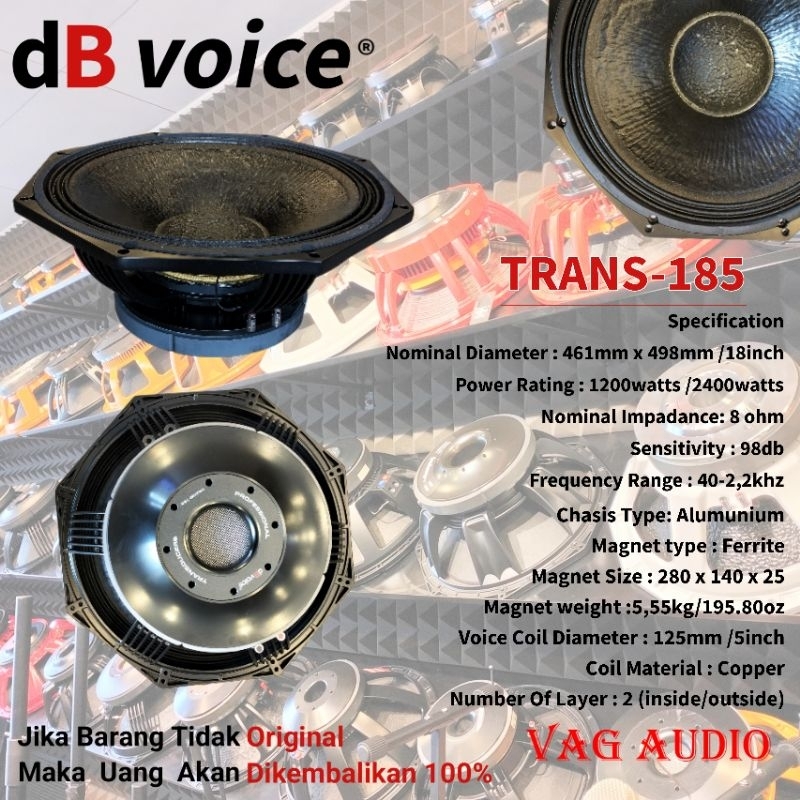 Jual SPEAKER COMPONENT DB VOICE TRANS-185 TRANSDUCER | Shopee Indonesia