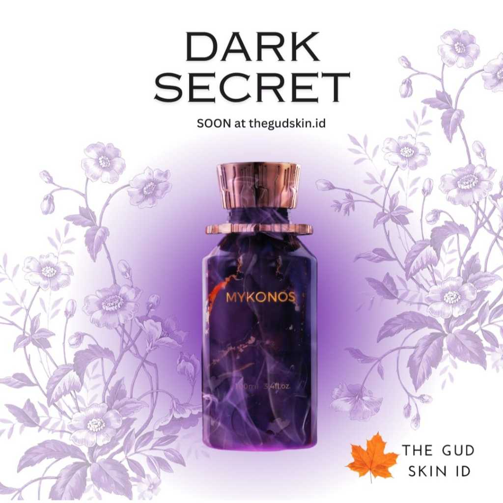 Jual MYKONOS Dark Secret EDP 100 ML / 15 ML Parfume Mykonos Tahan Lama