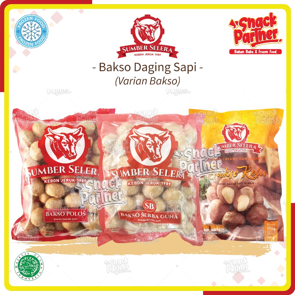 Jual Sumber Selera Bakso Daging Sapi 50 Pcs 650 Gr Sb Premium