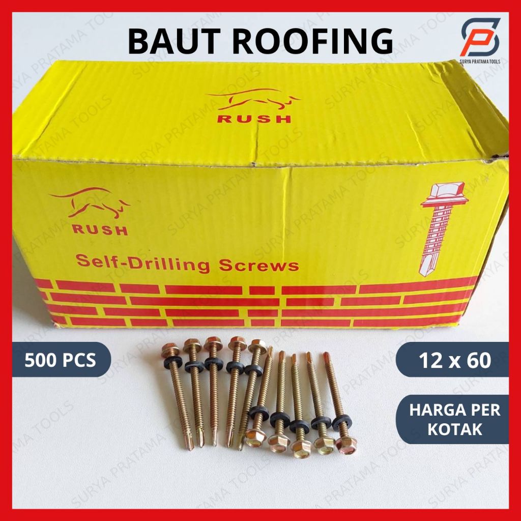 Jual Pcs Baut Roofing X Per Kotak Baut Rangka Baja Ringan Sds