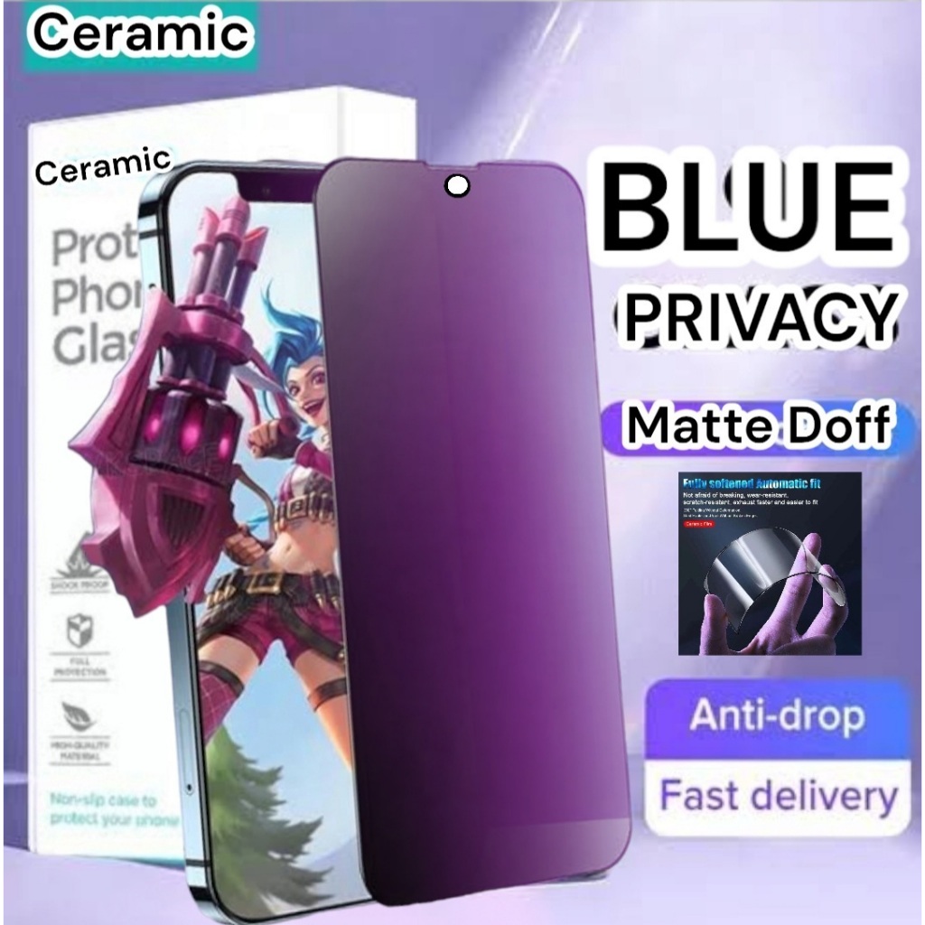 Jual Baru Screen A Spy Blue Privacy Oppo A3 Pro A79 A98 A78 A58 Nfc