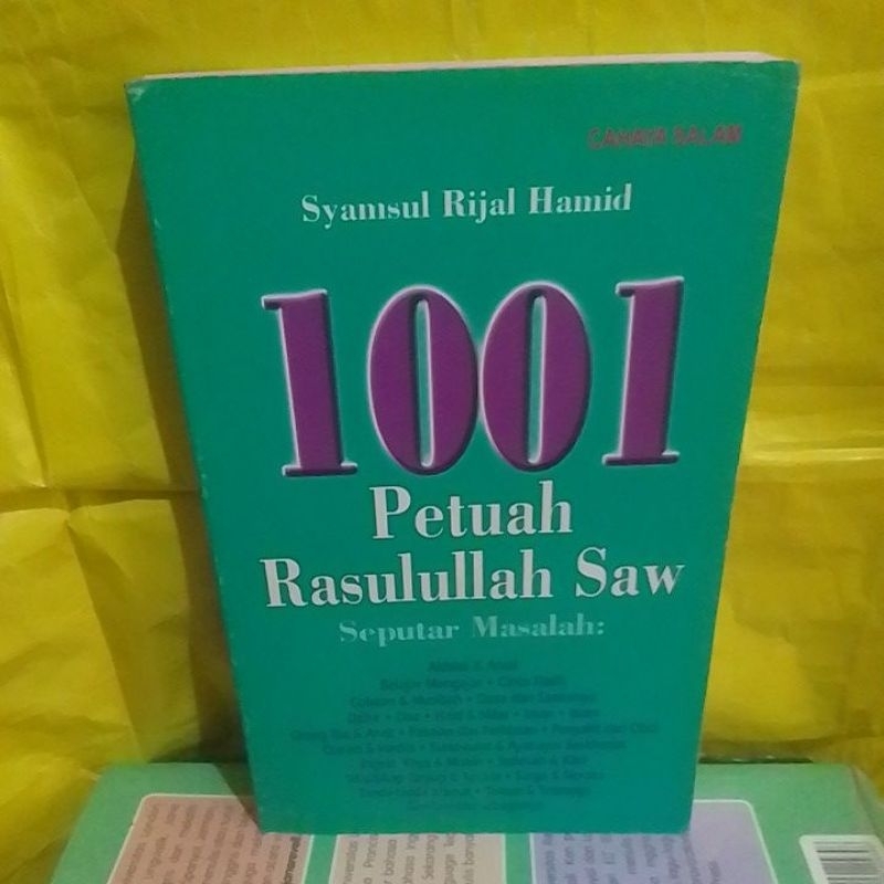 Jual 1001 Petuah Rasulullah Saw ( Syamsul Rijal Hamid ) | Shopee Indonesia