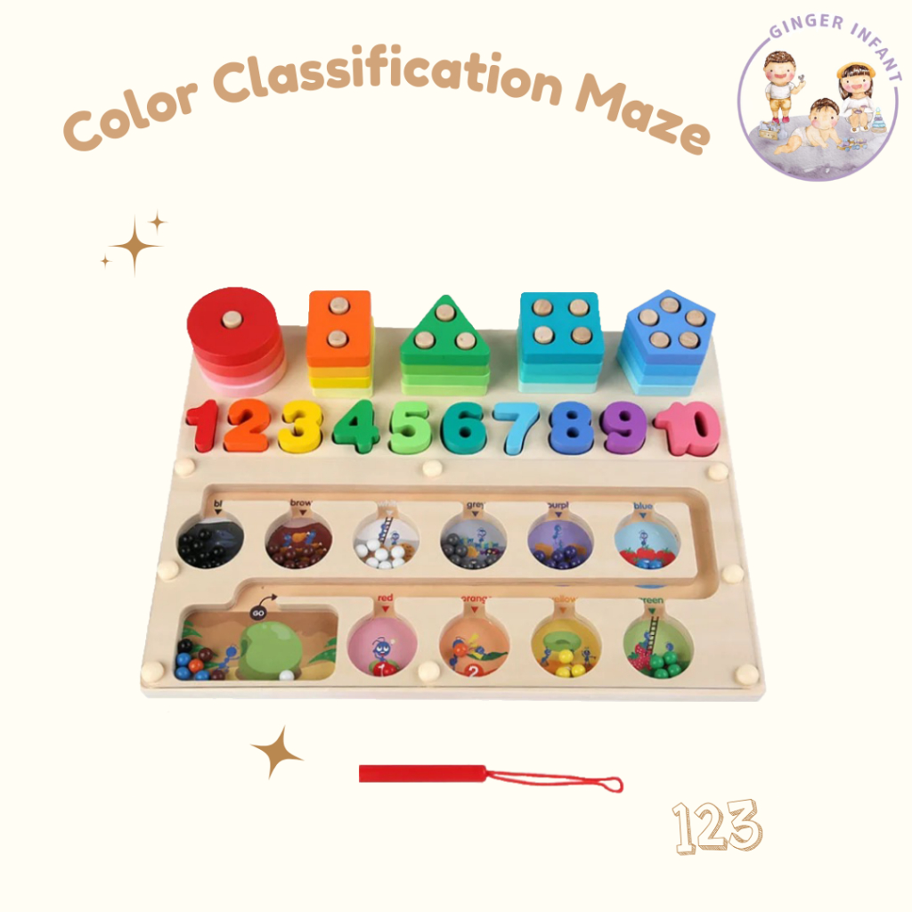 Jual GINGERINFANT classification maze shapes quantity color