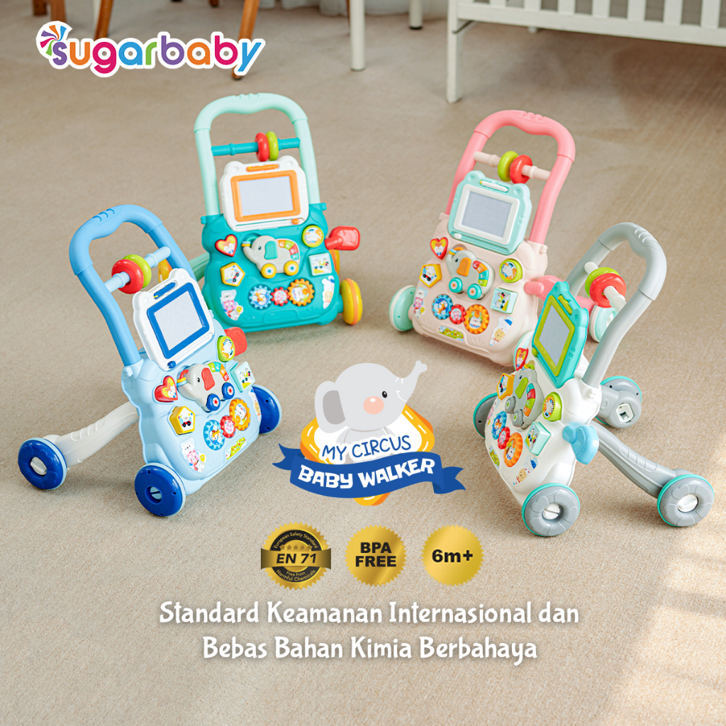 Merk push walker terbaik outlet