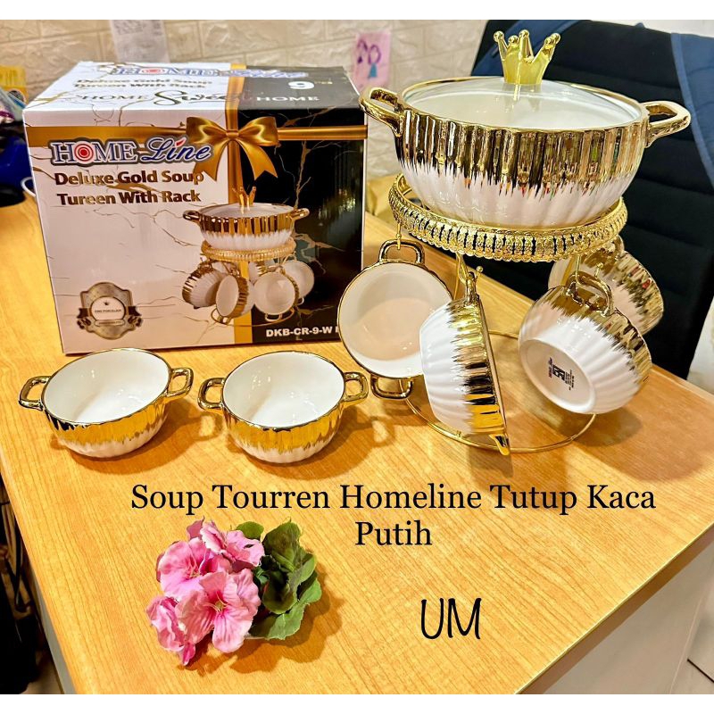Jual Homeline Soup tureen tutup kaca. Shopee Indonesia