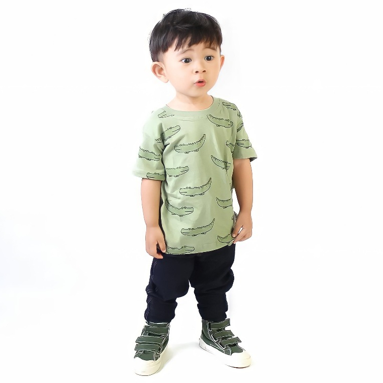 Jual Kaos Anak Fullprint Green Croco Kidsmate Outlet Shopee Indonesia