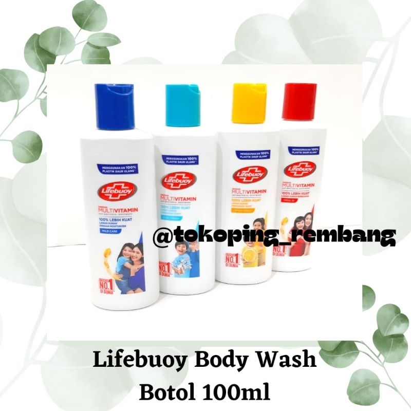 Jual Lifebuoy Body WashSabun Cair Botol 100ml Shopee Indonesia