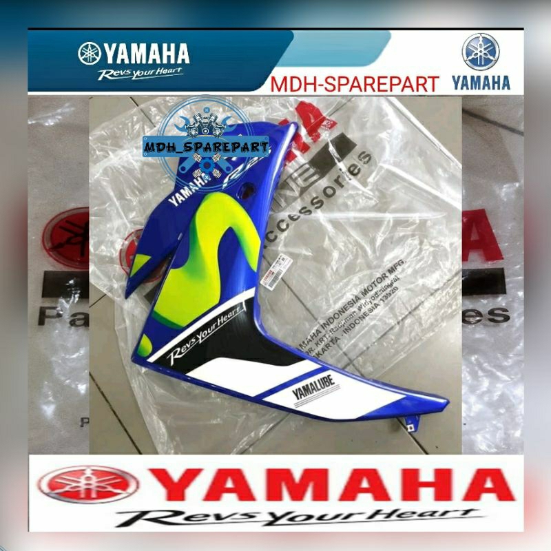 Jual BODY FRONT SAYAP, FAIRING R25 BIRU MOVISTAR ASLI YAMAHA | Shopee ...