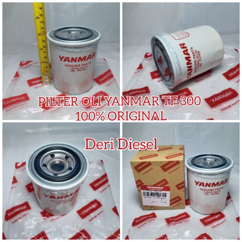 Jual filter oli yanmar TF 300 asli pilter oli mesin tf 300 original ...