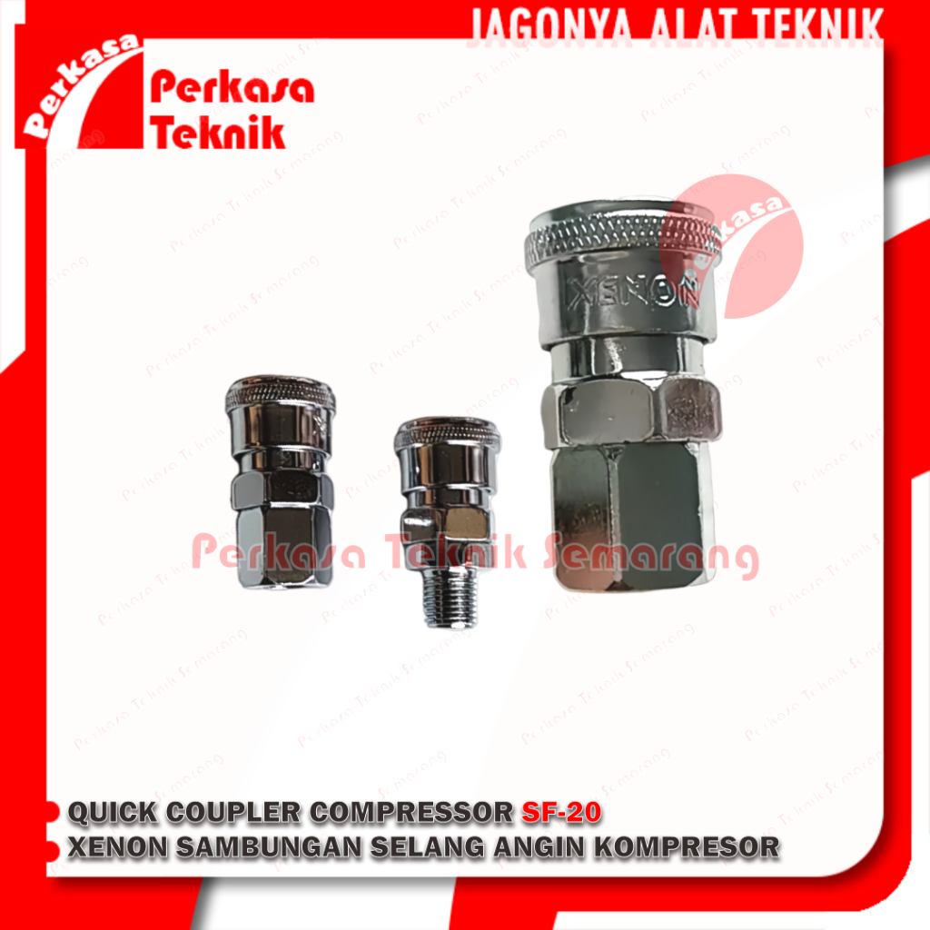Jual Quick Coupler Compressor SF-20 Xenon Sambungan Selang Angin ...
