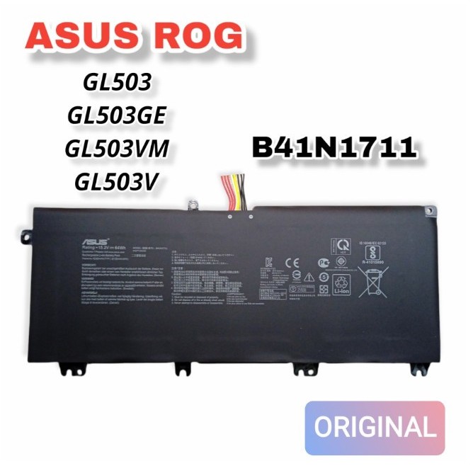 Jual BATTERY ASUS ROG GL503 GL503G GL503GE GL503V GL503VM GL703V ...