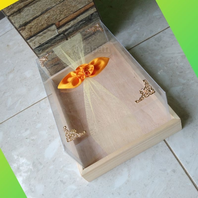 Jual Box Seserahan Isi 4 Kotak Kayu Jati Belanda Hantaran Pernikahan Include Mika Hias Kualitas 9271