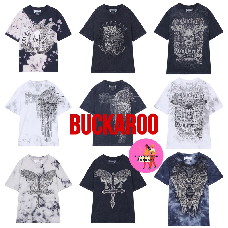 Jual PART 2 KAOS BUCKAROO VINTAGE ORIGINAL EKSPOR KOREA | Shopee Indonesia