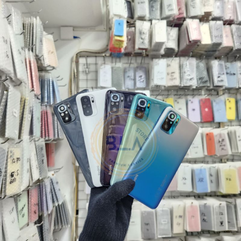 Per Xiaomi Redmi Note 10 4G / 10S Custodia per telefono in pelle antifurto RFID