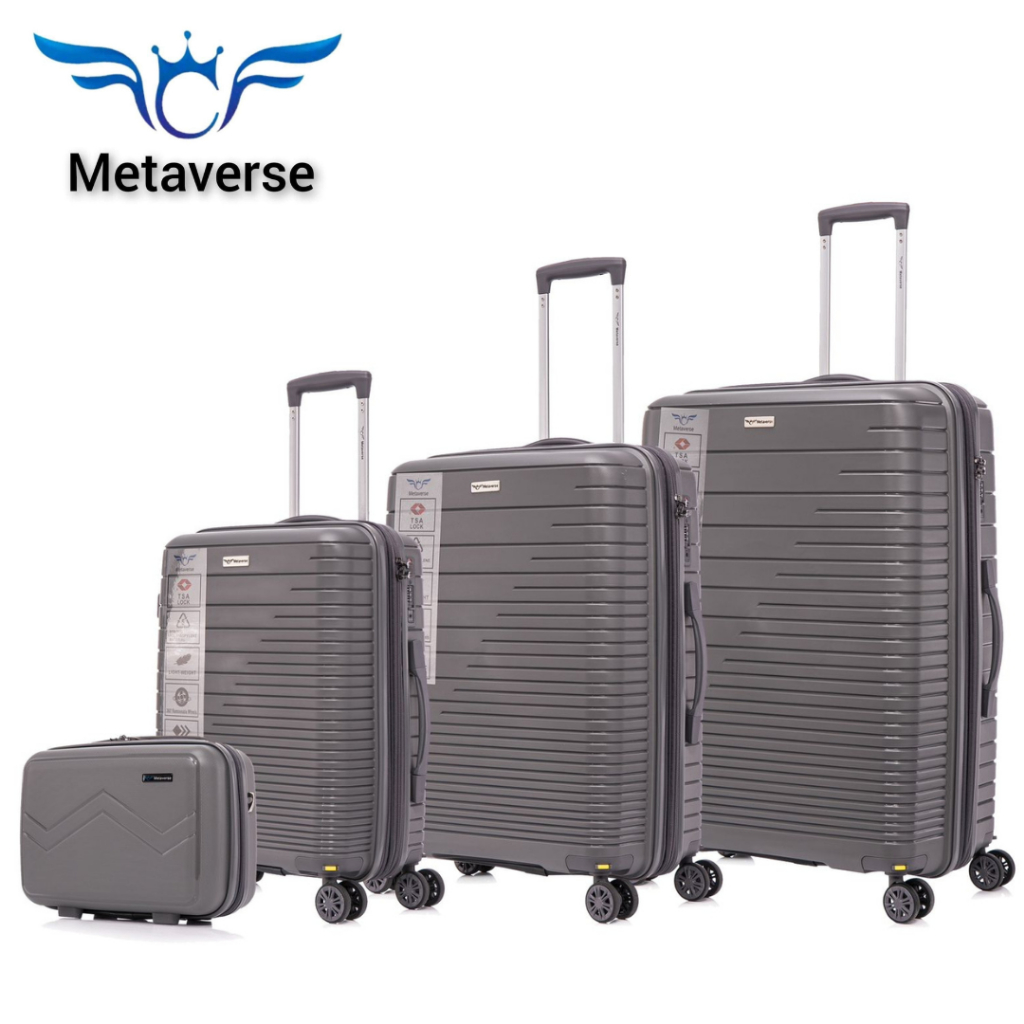 Metaverse Koper PPM1906 Size 20 24 28 Inch Kabin Bagasi Luggage Suitcase  Murah TSA Lock