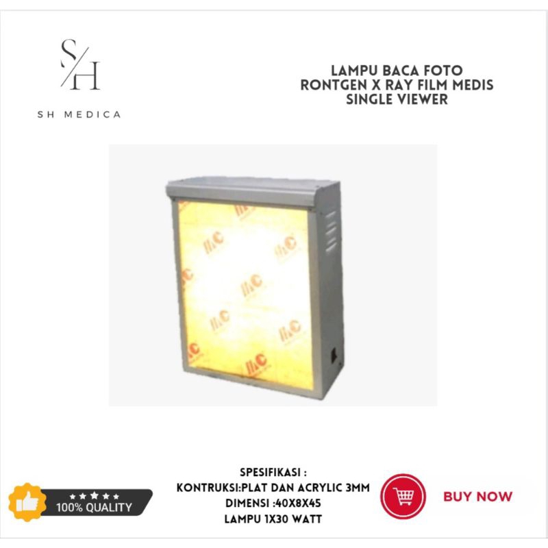 Jual Lampu Baca Foto Rontgen X Ray Film Medis Single Viewer | Shopee ...