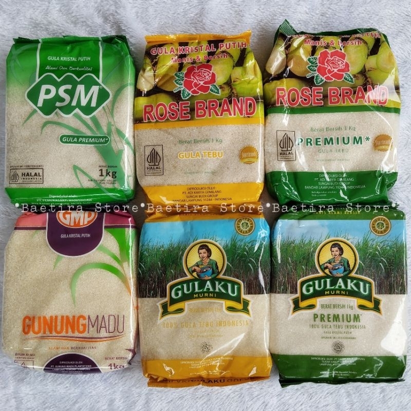 Jual Gula Rose Brand Gulaku Psm Gmp Premium 1kg Shopee Indonesia 