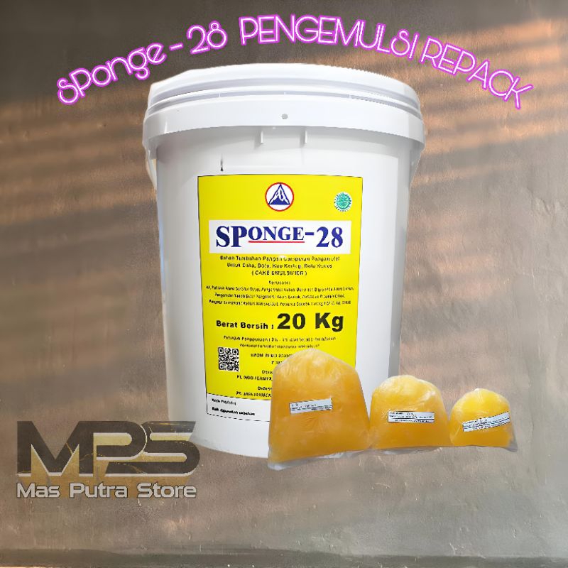 Jual Sp Sponge28 CAKE EMULSIFIER 500Gram PENGEMBANG PELEMBUT BOLU