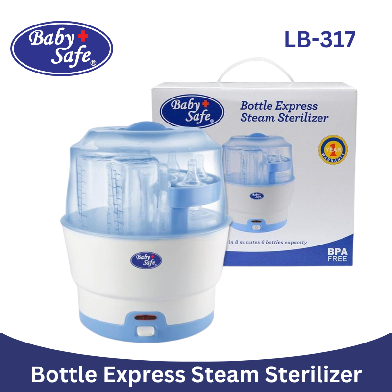 Jual Baby Safe Bottle Express Steam Sterilizer LB317 Steril Botol