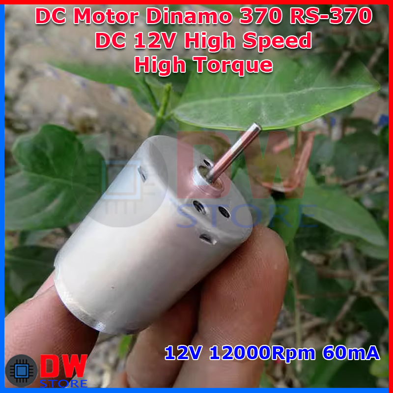 Jual Dinamo Dc Motor Rs Rs Rpm High Speed Torque Dc V Shopee