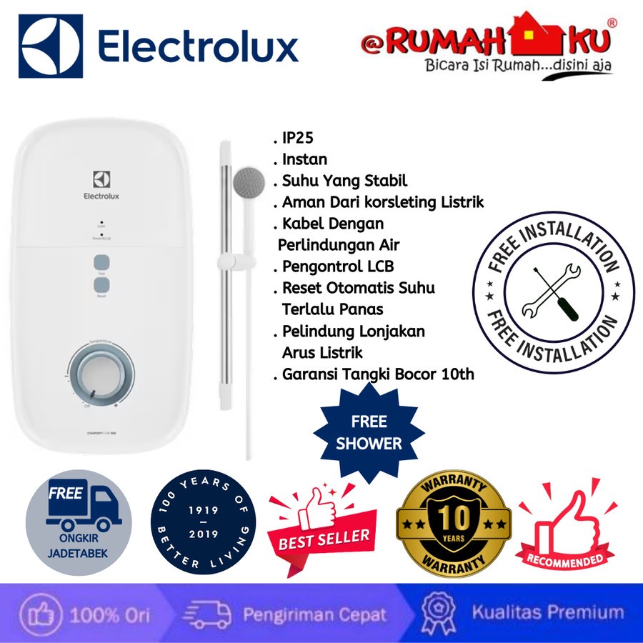Jual WATER HEATER INSTANT ELECTROLUX EWE 241KXDWB6 / EWE 241KXDWB6