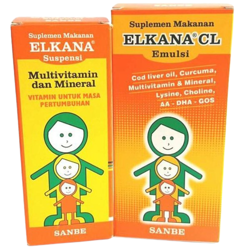 Jual Elkana Suspensi 60ml Elkana CL Emulsion 120ml Shopee Indonesia