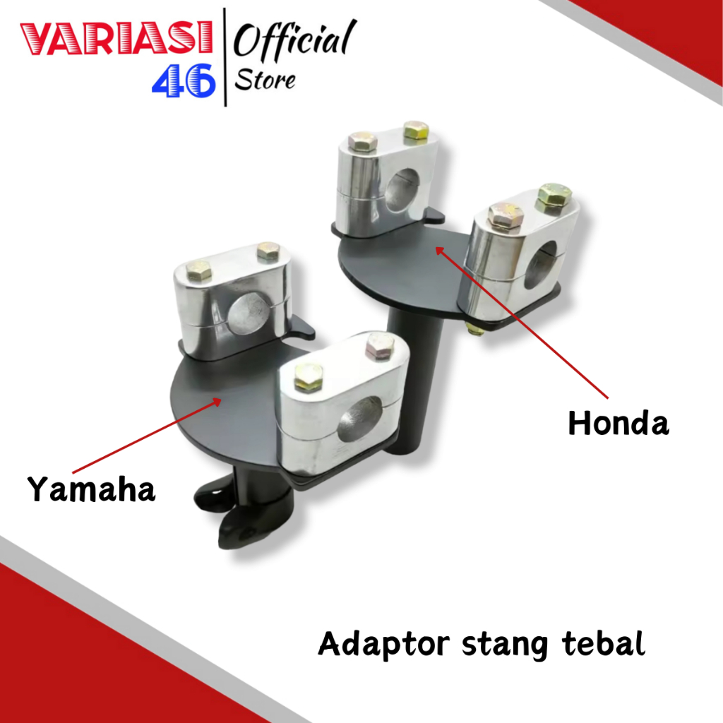 Jual ADAPTOR STANG RACING DUDUKAN STANG UNIVERSAL HONDA YAMAHA | Shopee ...