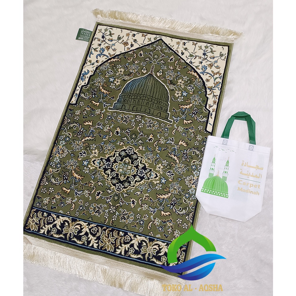 Jual Sajadah Rawdah Motif Al-fakher New Kubah/Raudah - Ori Madinah ...
