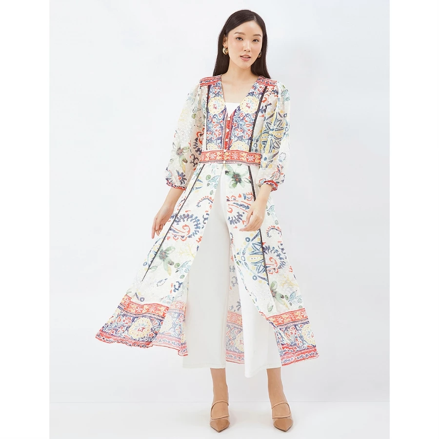 Manuela Graphic Midi Dress / Tunic dress