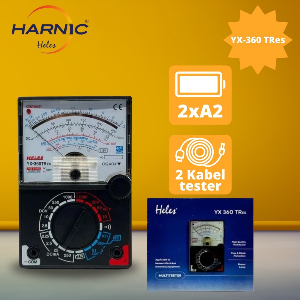 Jual Multitester HELES YX 360 TRess Buzzer analog Shopee Indonesia