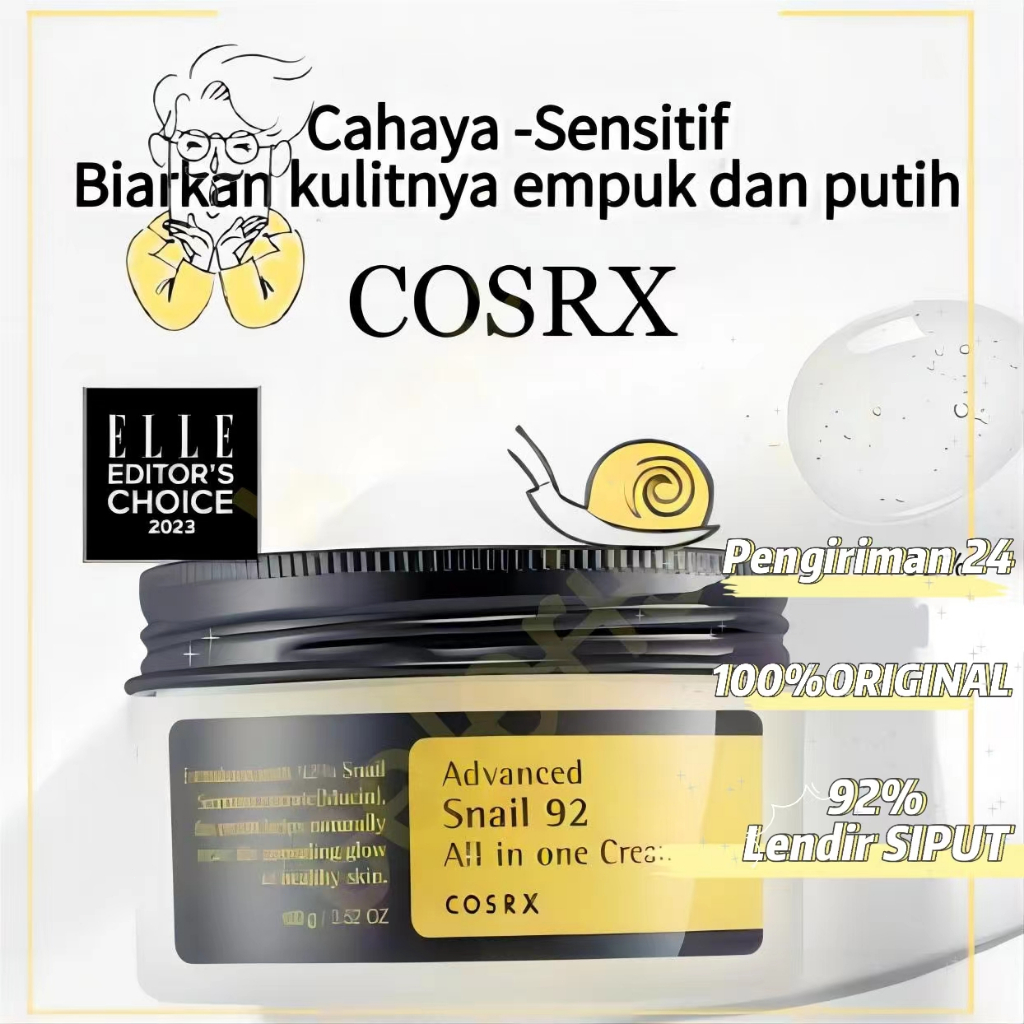 Jual COSRX Advanced Snail 92 All in One Cream Skin Care Cosrx ...
