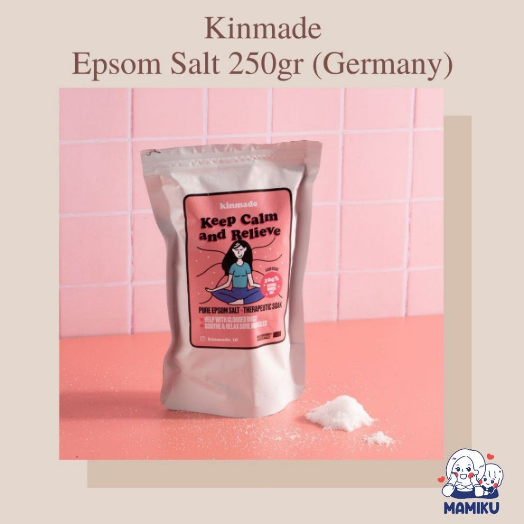 Jual Kinmade Epsom Salt 250gr (Germany) Garam Epsom Mastitis Cloc