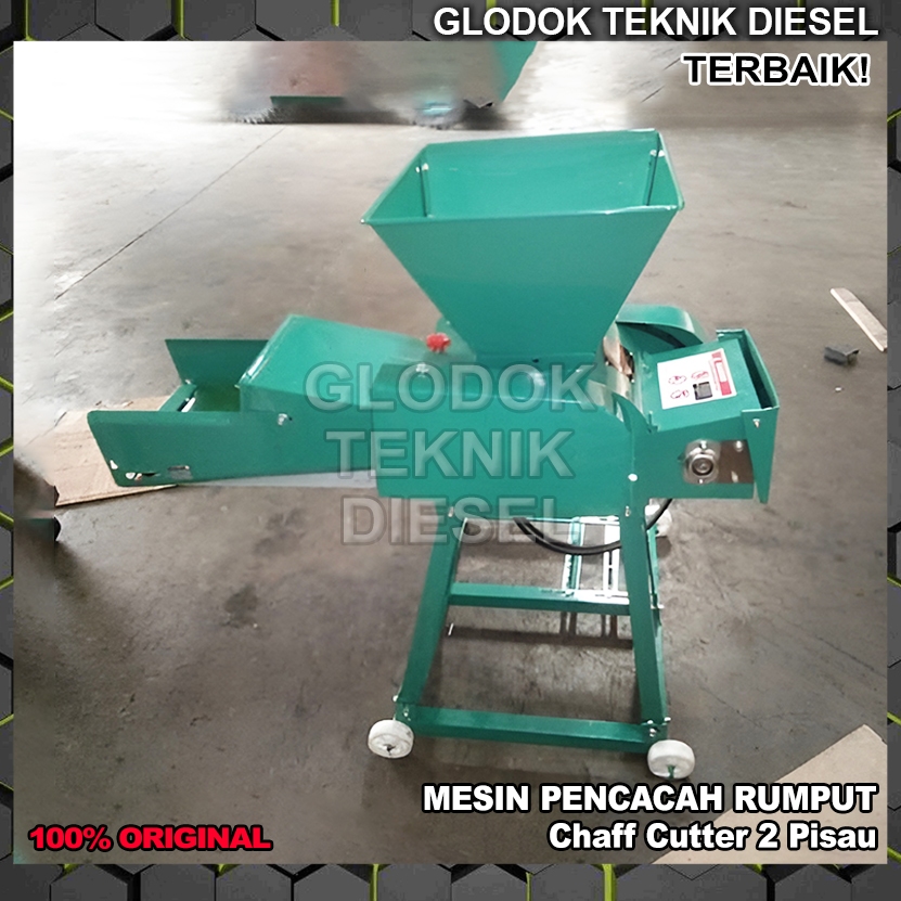 Jual Mesin Pencacah Rumput Jerami Ranting Kayu Chaff Cutter Mesin Cacah ...