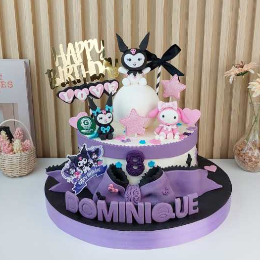 Jual KUE ULANG TAHUN KUROMI / CAKE CUSTOM (DI FOTO UKURAN 25CM