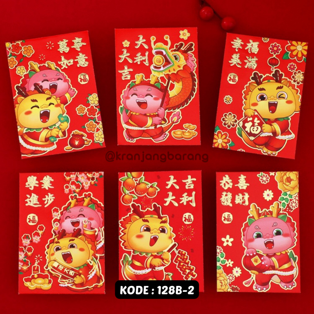 Jual Angpao Imlek Unik Angpau Imlek Shio Naga Red Pocket Cny