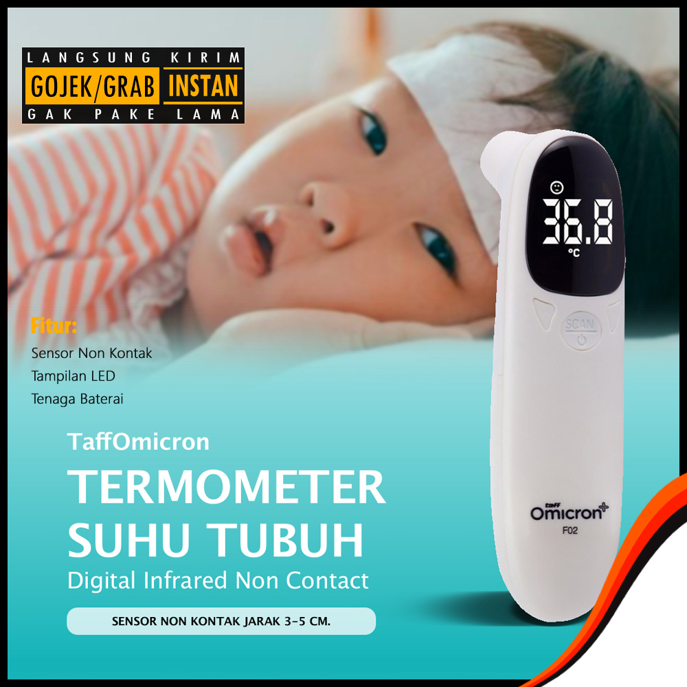 Jual Thermogun thermometer infrared Thermo gun GF-Z99Y layar 3 warna alat  ukur suhu badan