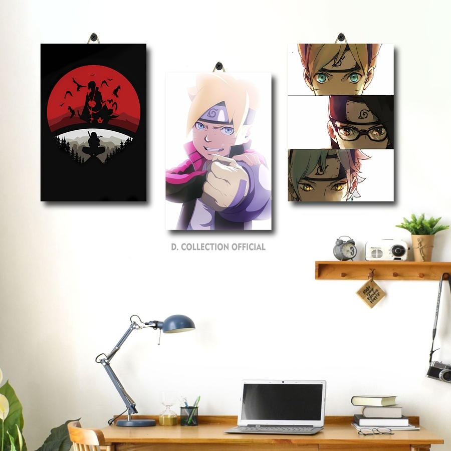 Jual Dekorasi Kamar Boruto Wallpaper 20X30 / Pajangan Dinding Anime