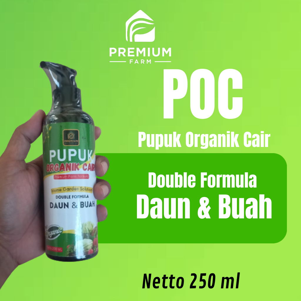 Jual Pupuk Organik Cair (POC) 250 Ml Premium Farm Untuk Segala Jenis ...