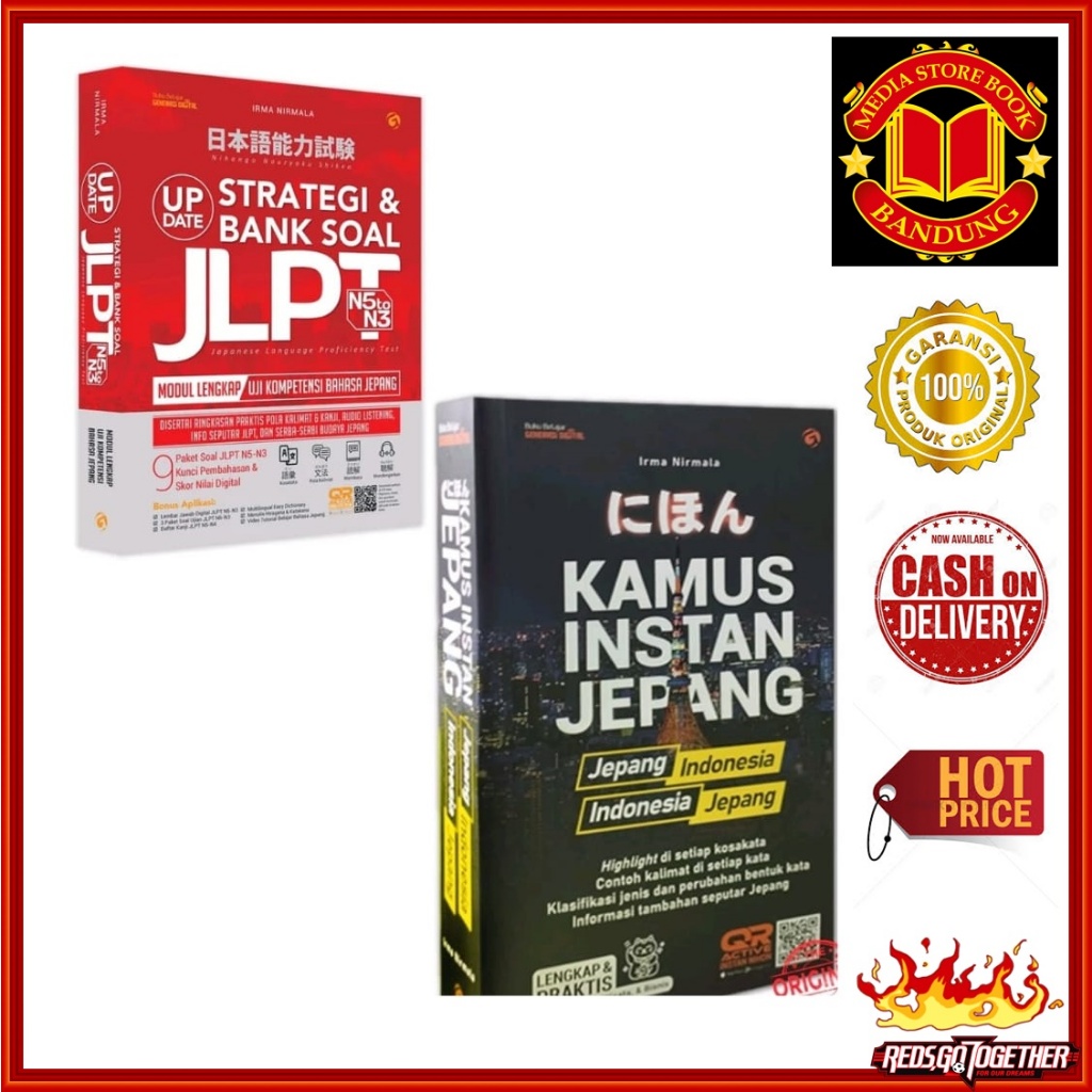 Jual BUKU BELAJAR BAHASA JEPANG - JLPT - UPDATE STRATEGI BANK SOAL JLPT ...