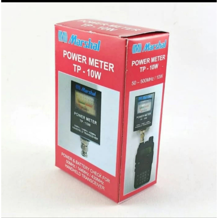 Jual Power Meter HT Marshal TP10W Watt Meter HT Marshal TP-10 TP10 ...