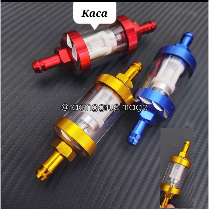Jual Filter Bensin Kaca Cnc Saringan Bensin Kaca cnc universal | Shopee ...