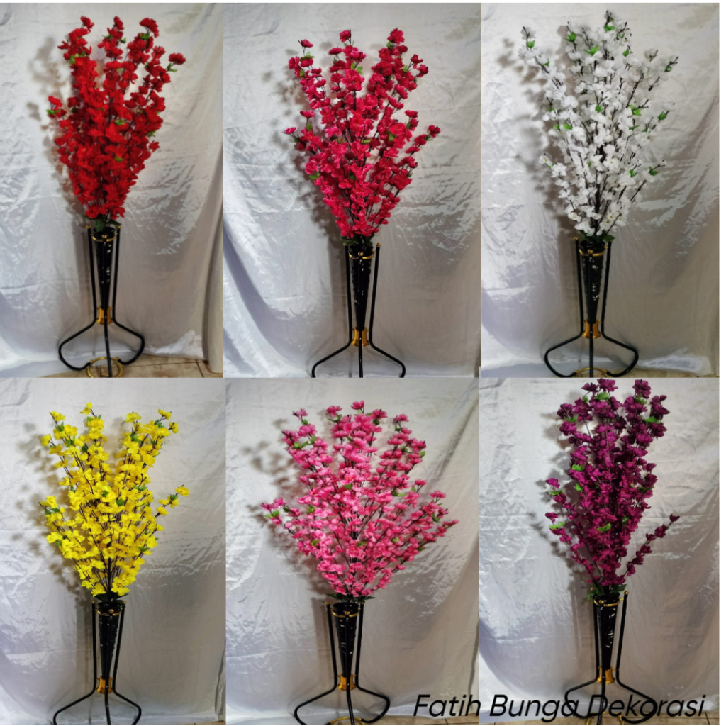 Jual Bunga Sakura Rumpun/Bunga Hias/Tanaman Hias/Tanaman Plastik ...