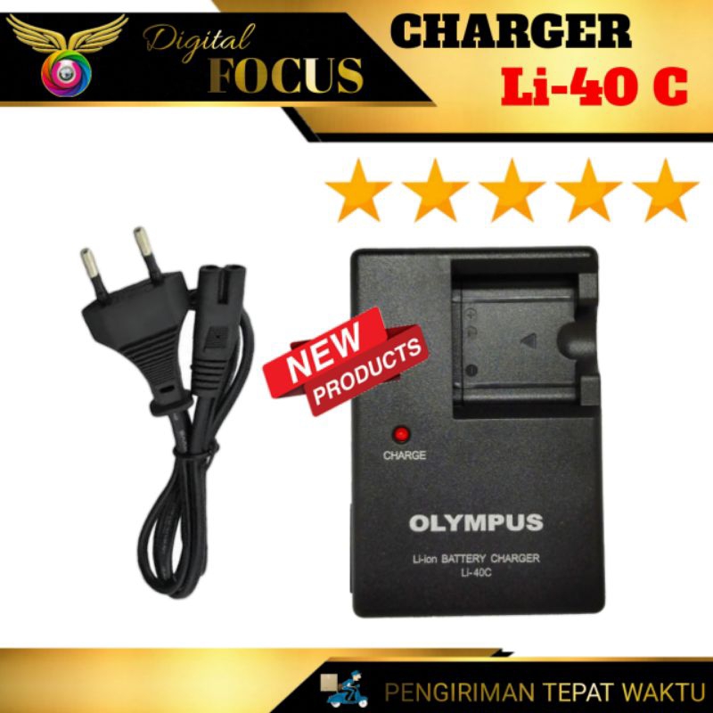 Jual Charger Olympus Li 40C/Li40C for baterai Li 42B Shopee Indonesia
