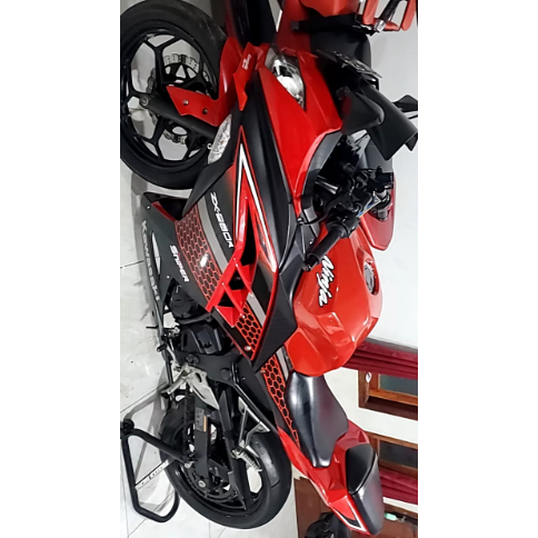 Jual kondom tangki ninja 250 fi model zx Cover tangki ninja 250fi model