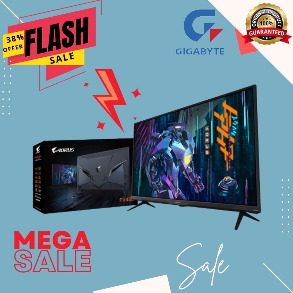 Jual Gigabyte Monitor AORUS FV43U-EK - gigabyte aorus fv43u-ek | Shopee ...