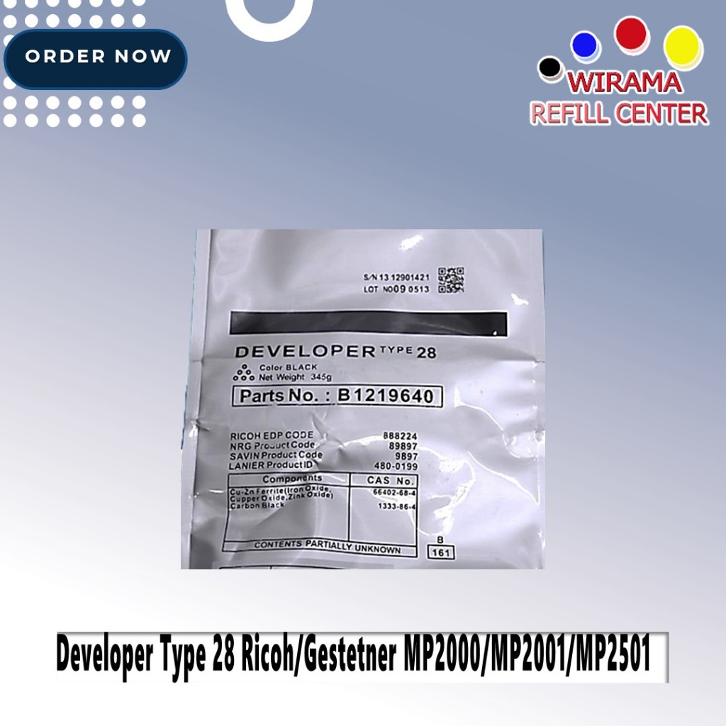 Jual Developer Type 28 Ricoh/Gestetner MP2000/2001/2501 | Shopee Indonesia