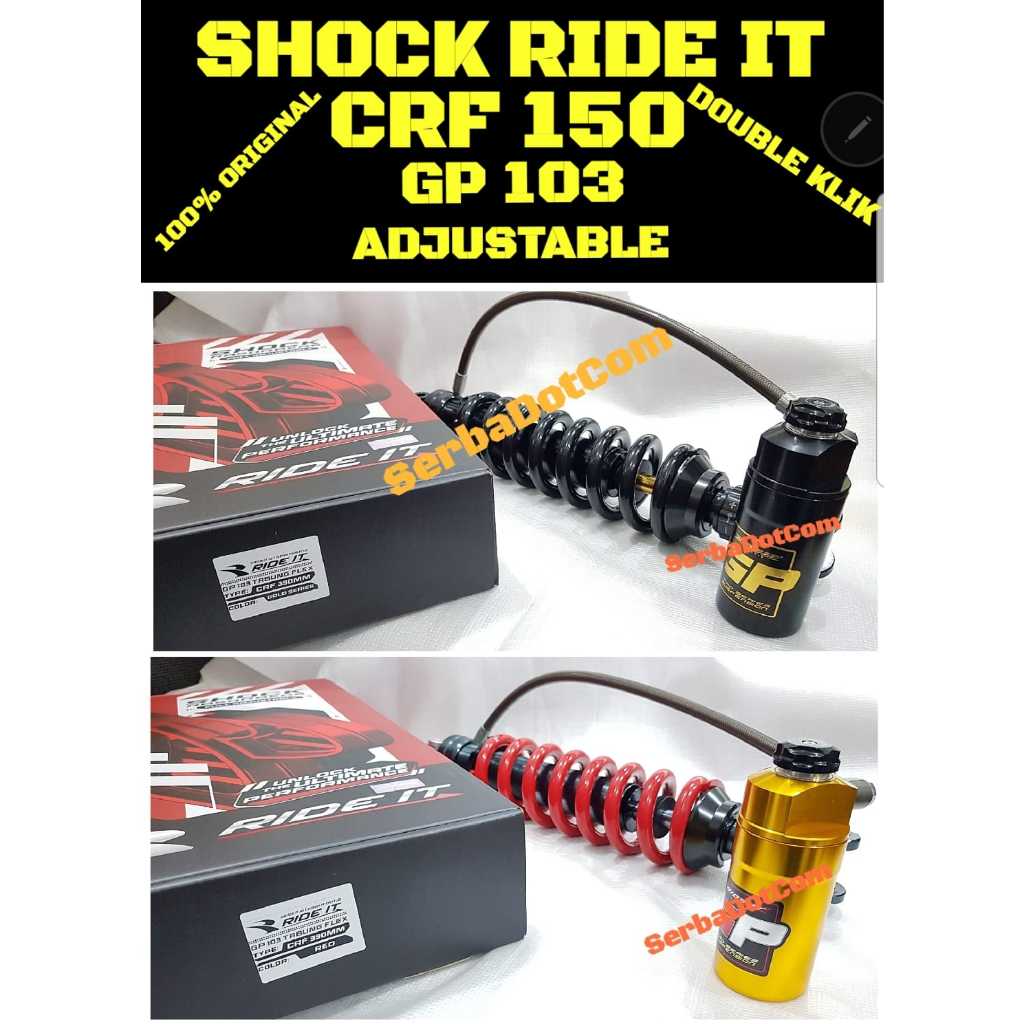 Jual SHOCK RIDE IT CRF 150 CRF150 GP103 GP 103 TABUNG PISAH TAB PISAH